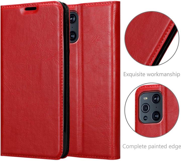 Productafbeelding Cadorabo Boek Invis. Magnetisch deksel (Oppo Find X3 Pro)