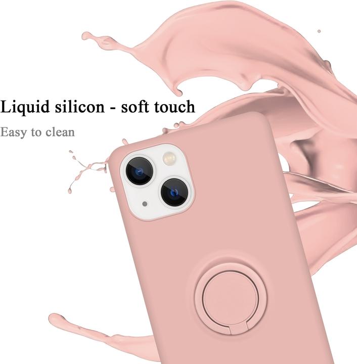 Produktbild Cadorabo Hülle für Apple iPhone 14 im TPU Liquid Ring Silicone Case Style (Apple iPhone 14)
