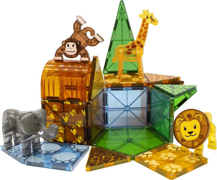 Actual product image Magna-Tiles Safari animals