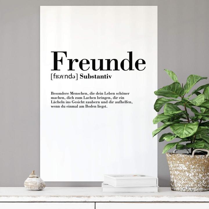 Produktbild Trenddeko Grammatik Freunde (40 x 60 cm)