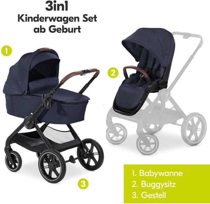 Produktbild Hauck 3in1 Kinderwagen-Set Walk N Care Trio Set Kinderwagen 3 in 1