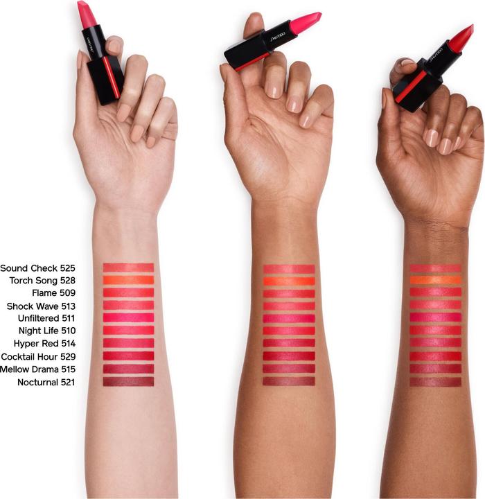 Image du produit Shiseido Tapis moderne Powder Lipstick (521 Noxtumal)