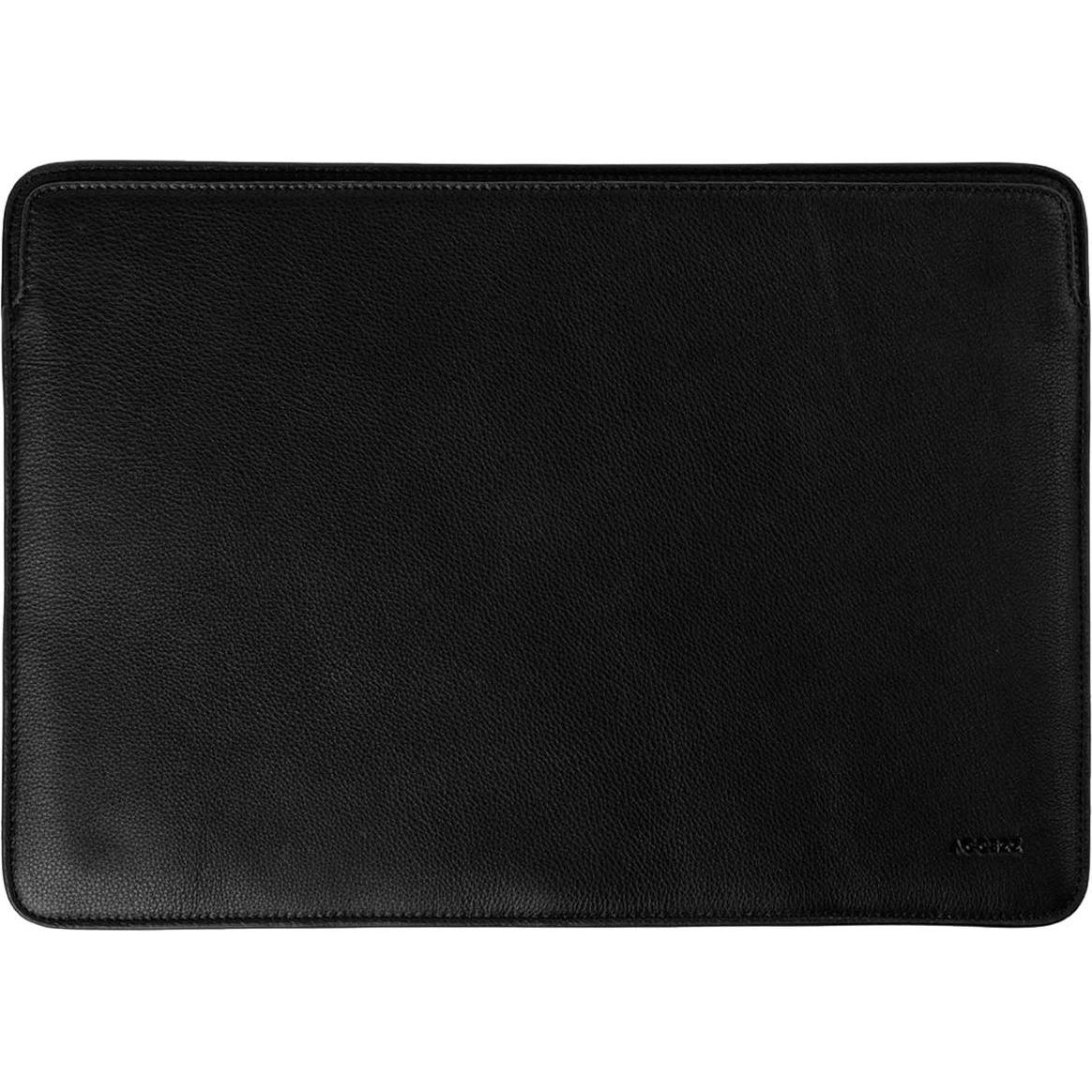 Accezz Leather Laptop hoes MacBook 13 inch - Laptopsleeve - Zwart (13.60", Apple), Borsa per Notebook, Nero