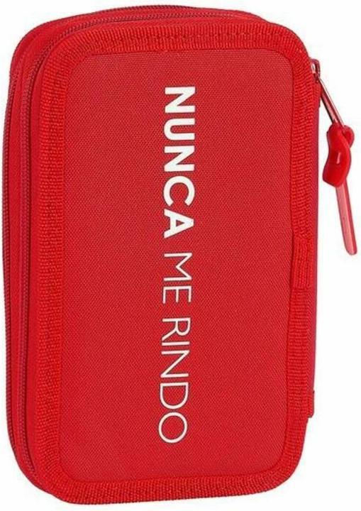 Actual product image Sevilla Fútbol Club Double pencil case M854 Red 12.5 x 19.5 x 4 cm (28 pieces)