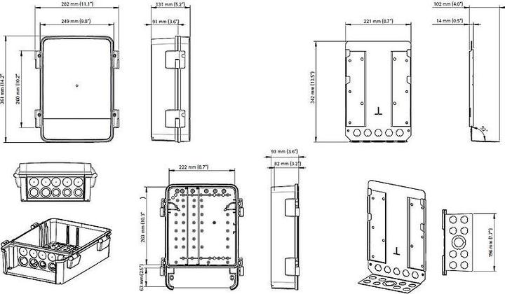 Productafbeelding Axis T98A18-VE Media Converter Cabinet A - Media converter - GigE - 10Base-T, 100Base (Montageset)