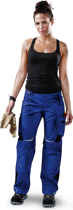 Kübler Pulsschlag Damenhose High Kbl.Blau/Schwarz 48 (48)