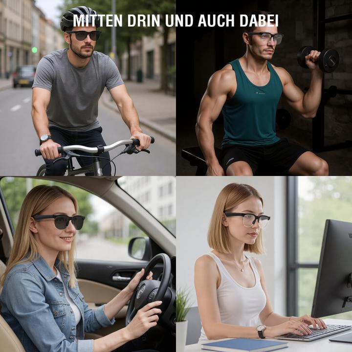 Produktbild 4smarts Wireless SoundGlasses Sport 2 (Keine Geräuschunterdrückung, 6 h, Kabellos)