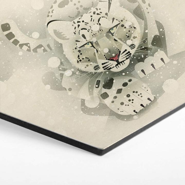 Image du produit Trenddeko Léopard des neiges (25 x 22 cm)