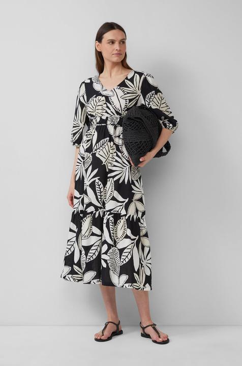 Actual product image S.Oliver Kleid Maxikleid aus Baumwolle mit Binde-Details (44)