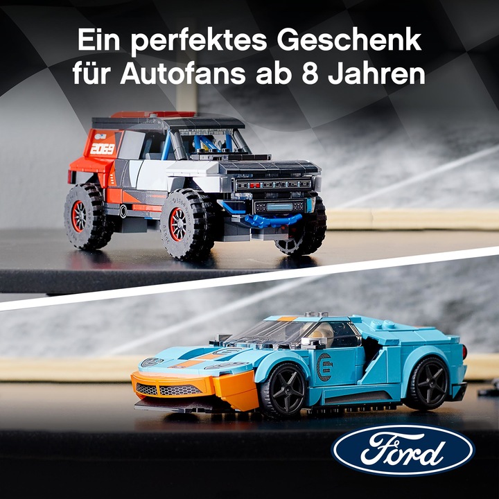 Actual product image LEGO Ford GT Heritage Edition and Bronco R (76905, LEGO Speed Champions)