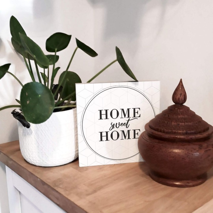 Produktbild Trenddeko zum Hinstellen - Home sweet home (15 x 15 cm)