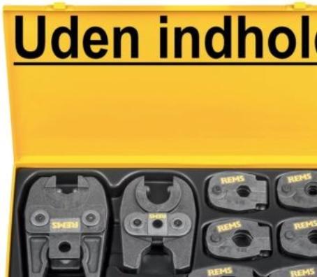 Image du produit Rems Stålkasse 6 pressringe (PR-2B) - Stålkasse med indlaeg til mellemtang Z1 & Z1 Mini