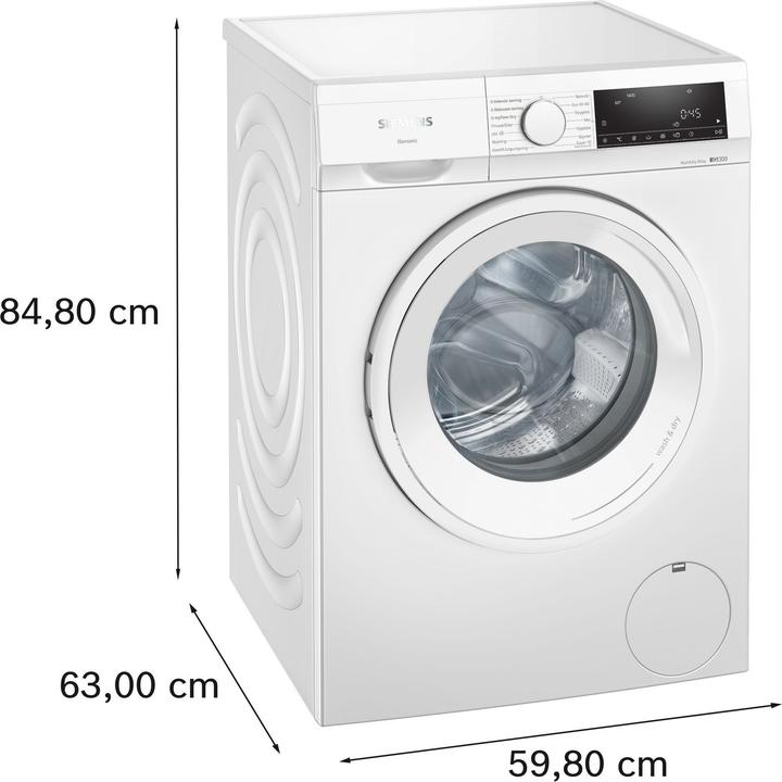 Produktbild Siemens WN34A1V0DN, Kombineret vask og tør