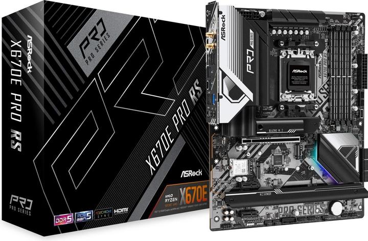 AsRock X670E Pro RS (AM5, AMD X670E, ATX)