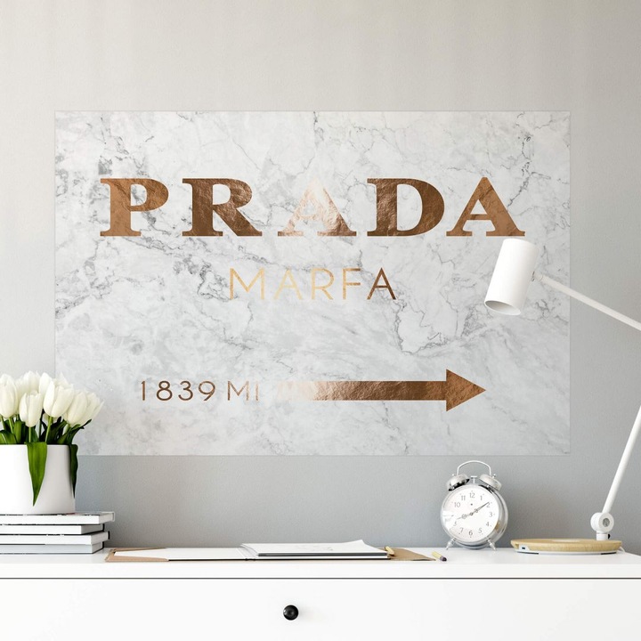 Actual product image Trenddeko Copper look - Prada Marfa (120 x 80 cm)
