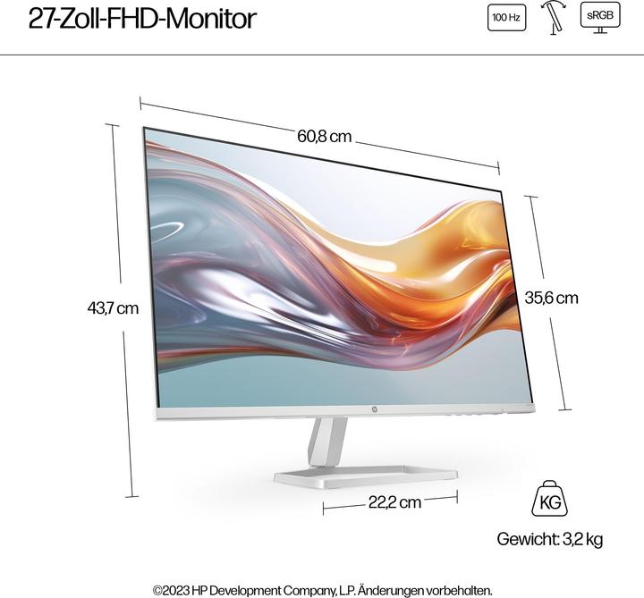 Actual product image HP Series 5 (1920 x 1080 pixels, 27")