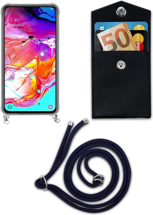 Produktbild Cadorabo TPU Handy Kette SILBER Cover