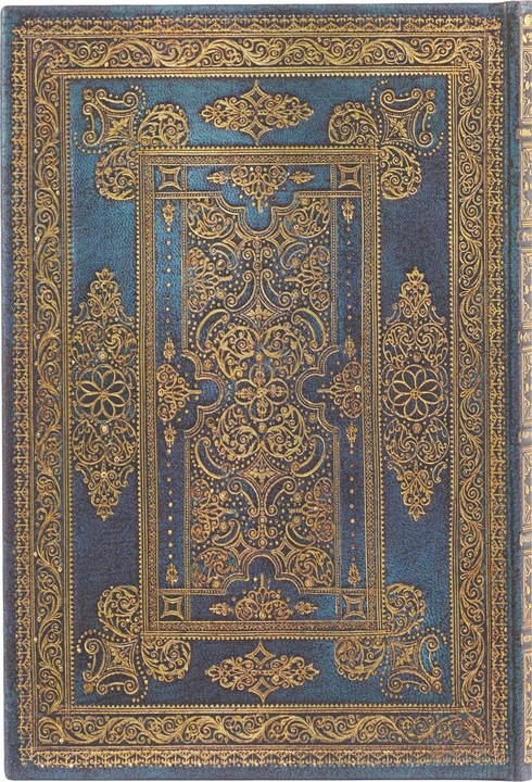 Actual product image Paperblanks Hardcover Journals - Blue Luxe - Mini - Lined (Lined, Hardcover)