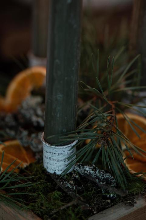 Produktbild Novaliv 4x Stabkerzenhalter weiss I Kerzenpick 7,1 x Ø 2,8 cm Kerzenstecker für Stabkerzen I