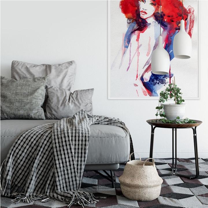 Immagine prodotto Trenddeko La donna con i capelli rosso fuoco (30 x 45 cm)