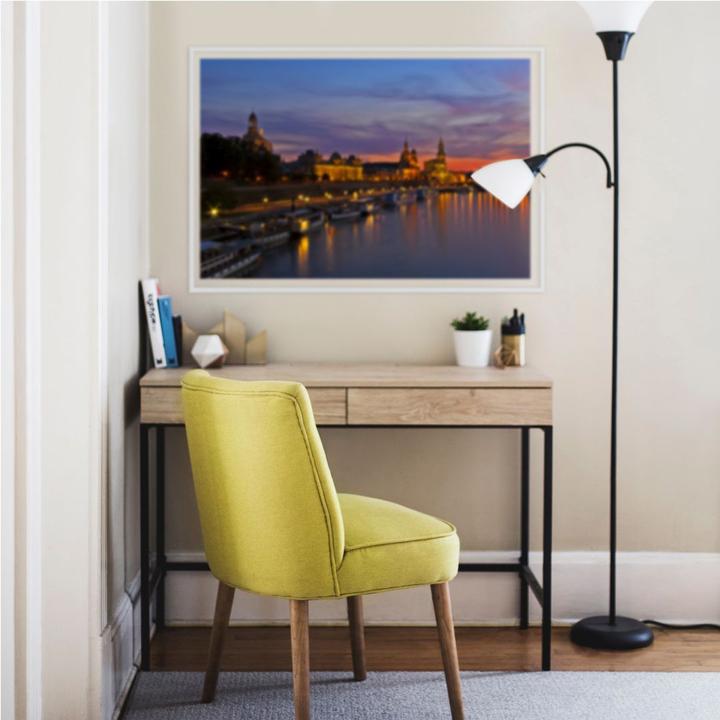 Image du produit Trenddeko Dresde à la lumière de la nuit (90 x 60 cm)