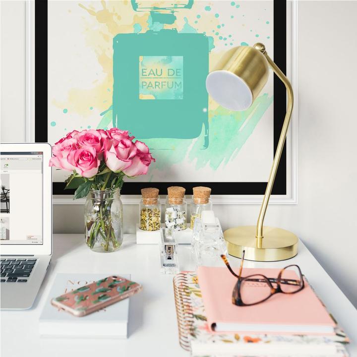 Produktbild Trenddeko Eau de Parfum Aquarell - Mint (50 x 50 cm)