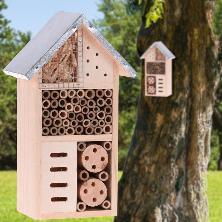 Immagine prodotto ProGarden Hotel per insetti con tetto in metallo (Api, Coccinelle)