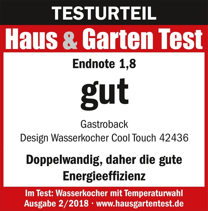 Produktbild Gastroback Cool touch (1.50 l, EU-Stecker)