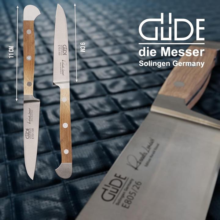Produktbild Güde Gemüsemesser geschm. Doppelkropf Fasseichenhol (9 cm)