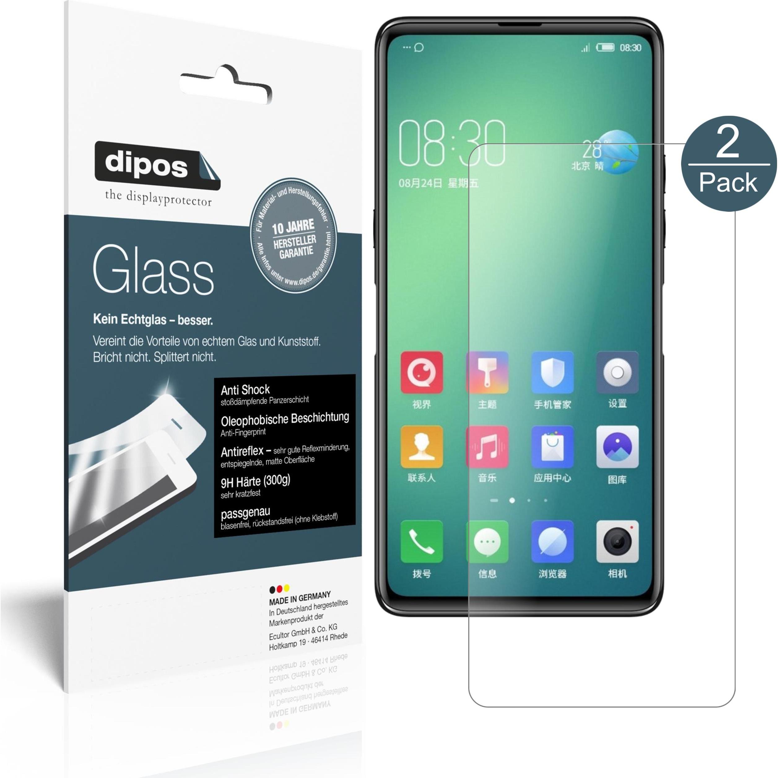 Dipos Displayschutz Anti-Shock (2 Stück, ZTE Nubia Z18S), Smartphone Schutzfolie, Transparent