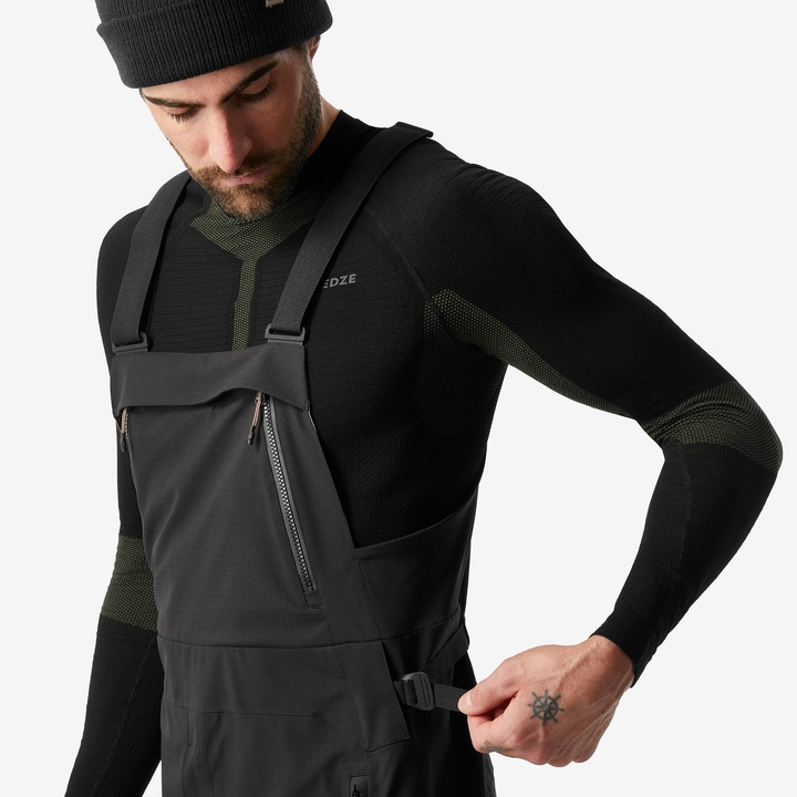 Produktbild Dreamscape Snowboardhose Latzhose Herren wasserdicht - 900 schwarz (M)