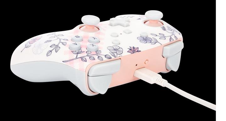 Actual product image PowerA Enhanced Wireless Controller Pikachu Garden (Switch OLED, Switch Lite, Switch)