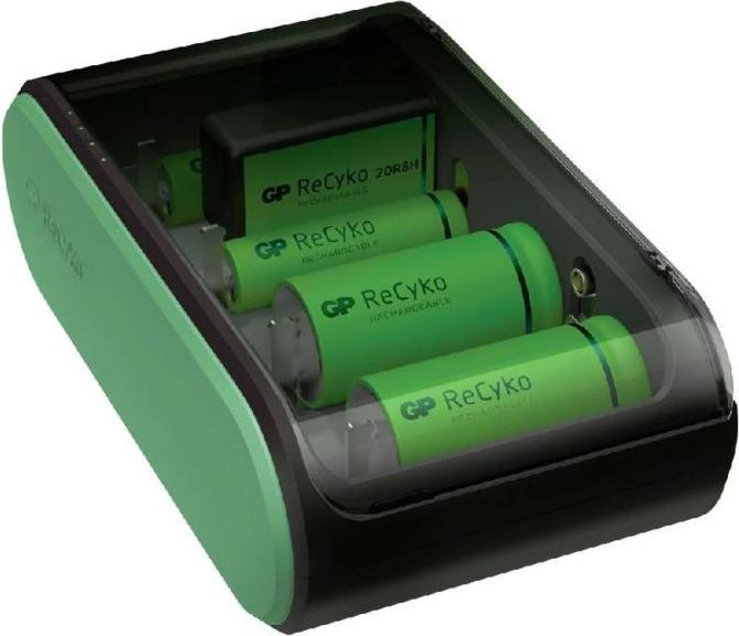 Produktbild GP Batteries Universal Charger R21 (1 Stk., AA, AAA, C, Ladegerät ohne Akku)
