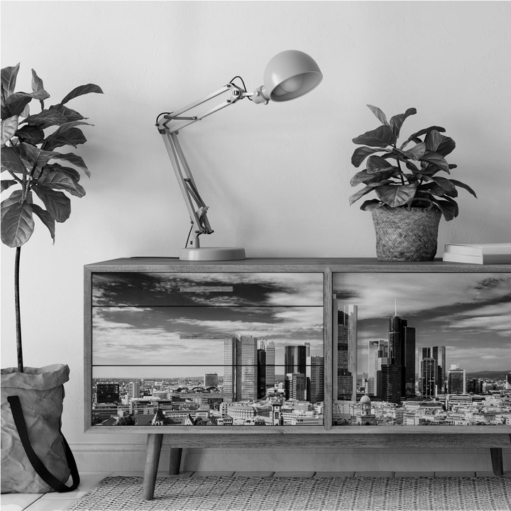 Produktbild Trenddeko Frankfurter Skyline - Panorama (200 x 50 cm)