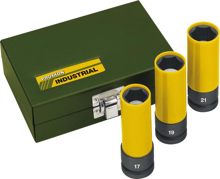 Proxxon Aussen-Sechskant Kraft-Stecksc (19 mm, 21 mm, 17 mm)