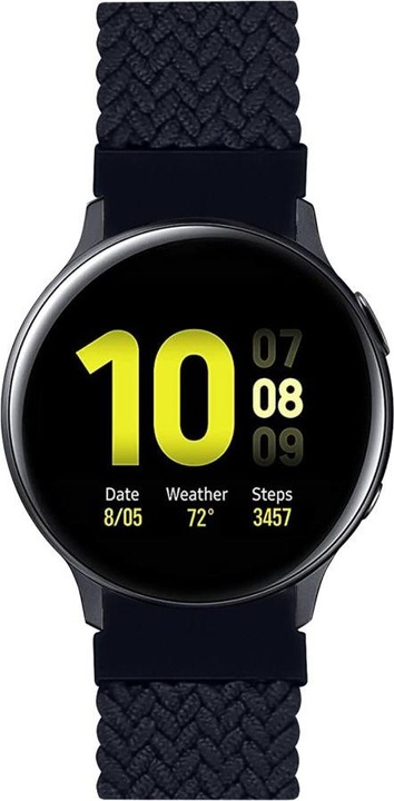 Produktbild Cover-Discount 20mm Nylon Armband Loop schwarz (20 mm, Nylon, Galaxy Watch)