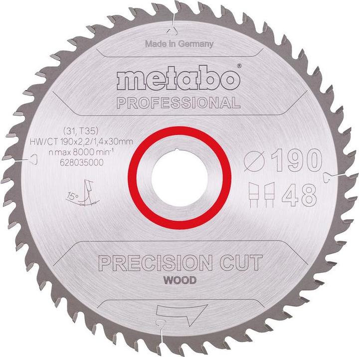 Produktbild Metabo KreissägeblattHW/CT90x30x22/4