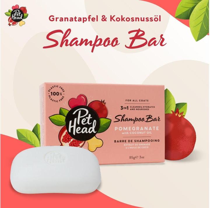 Actual product image Pet Head shampooing solid Grenade, 85g (Dog)