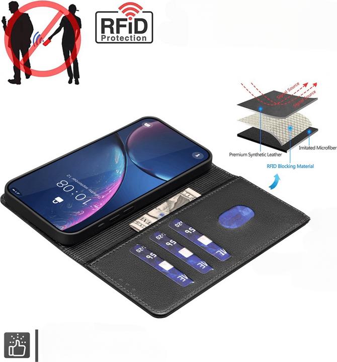 Immagine prodotto Binfen Color Galaxy A56 - BINFEN Leder Etui Hülle mit RFID Blocker (Samsung Galaxy A56)