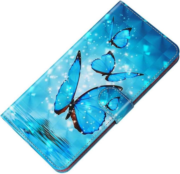 Produktbild Cover-Discount Google Pixel 7 - Etui Glanz Effekt Schmetterling blau (Google Pixel 7)