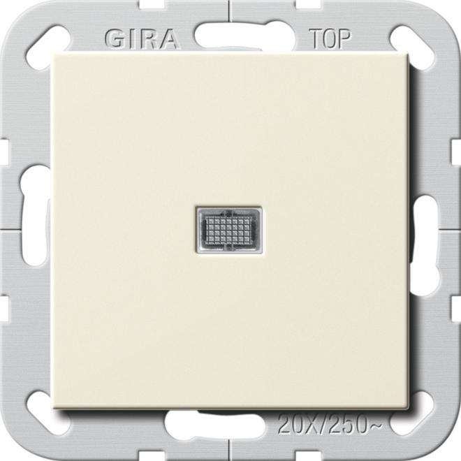 Gira Wippschalter BS 20 AX Aus 2-p Kontroll 283401, Taster + Schalter, Weiss