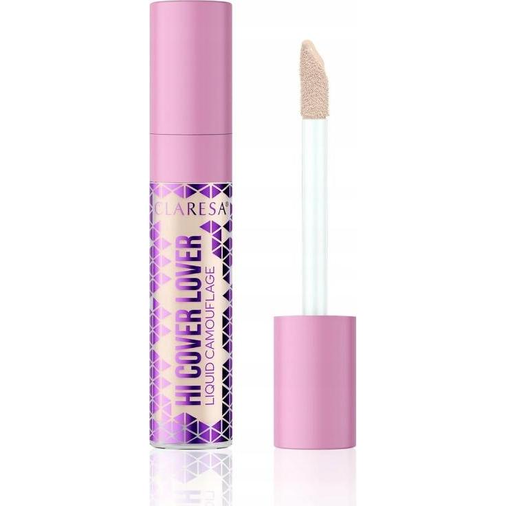 Claresa, Concealer, Hi Cover Lover Opaque Liquid Concealer 21 Lightest 8G (8g)