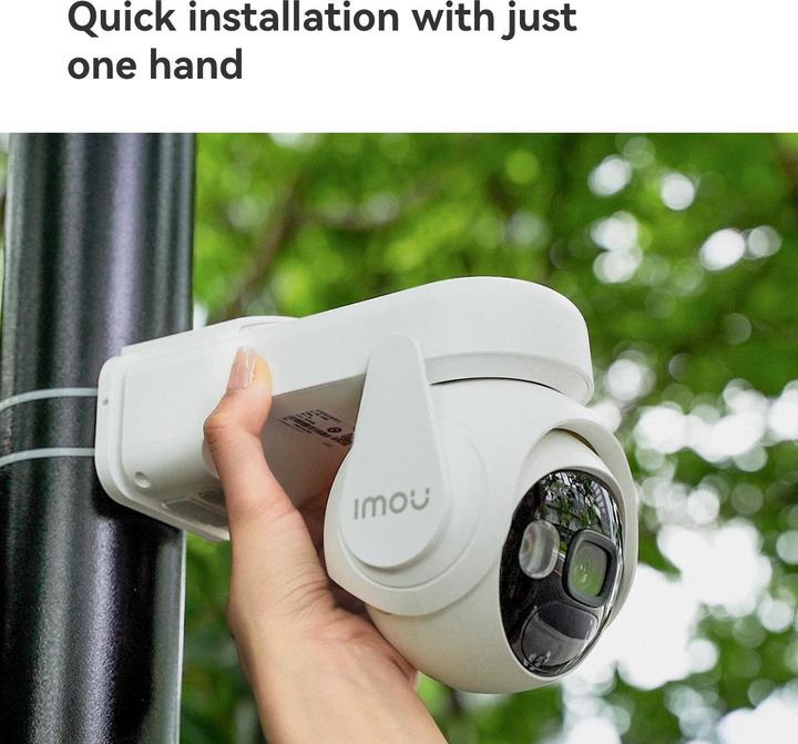 Actual product image Imou Cell PT 4G Kit 3MP Batteriebetriebene IP Kamera mit Solarpanel und SIM (2304 x 1296 Pixels)