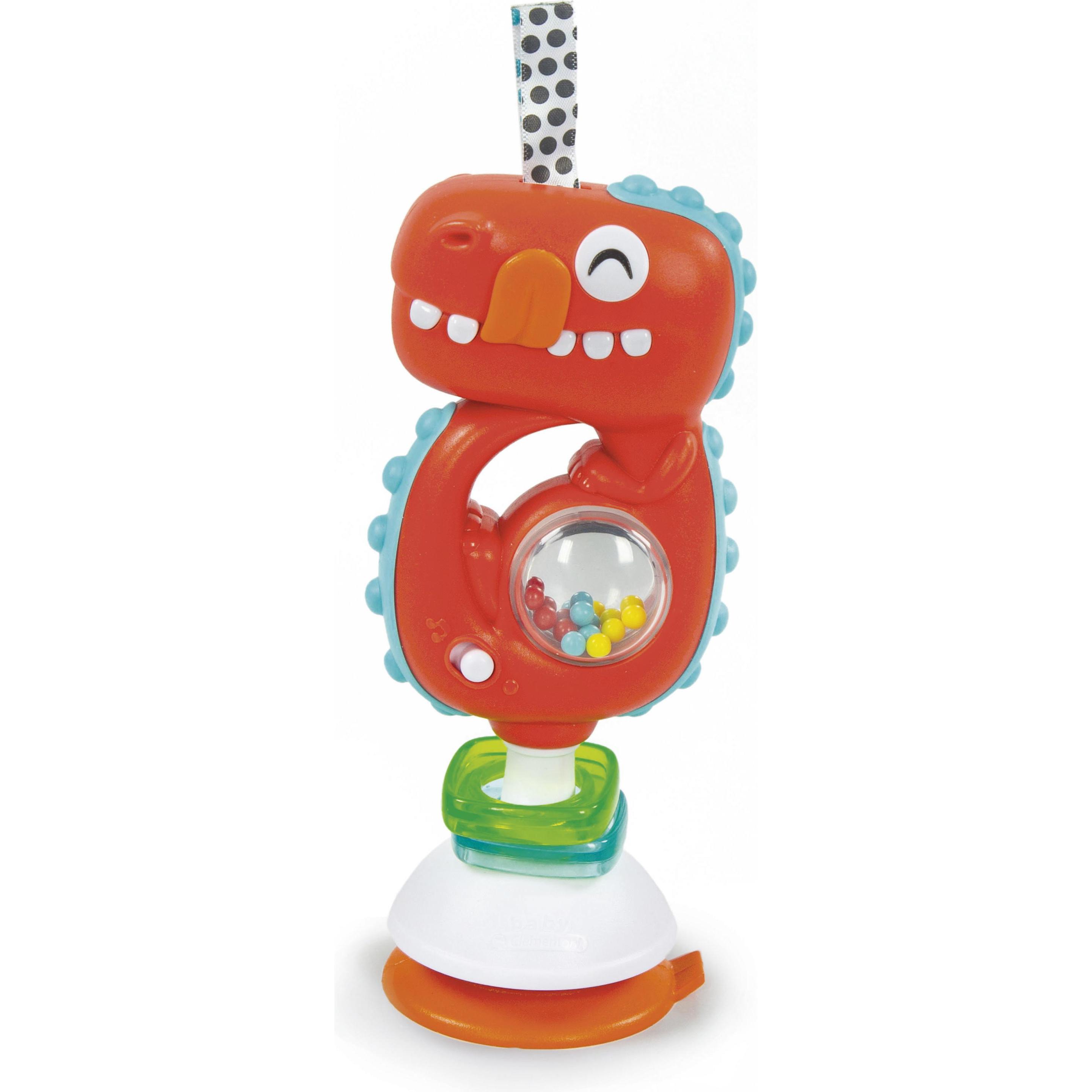 Clementoni Multicolore Sonaglio, Baby - Sonaglio Interattivo Dino