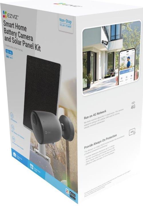 Image du produit EZVIZ Zestaw kamera Wi-Fi EB3 4G + panel solarny 6 2W (2304 x 1296 Pixels)