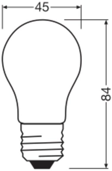 Image du produit Osram LED Leuchtmittel LED Retrofit CLASSIC P 1.8W 827 Frosted E27 Warm weiss 4099854467042 (E27, 250 lm, 6x)
