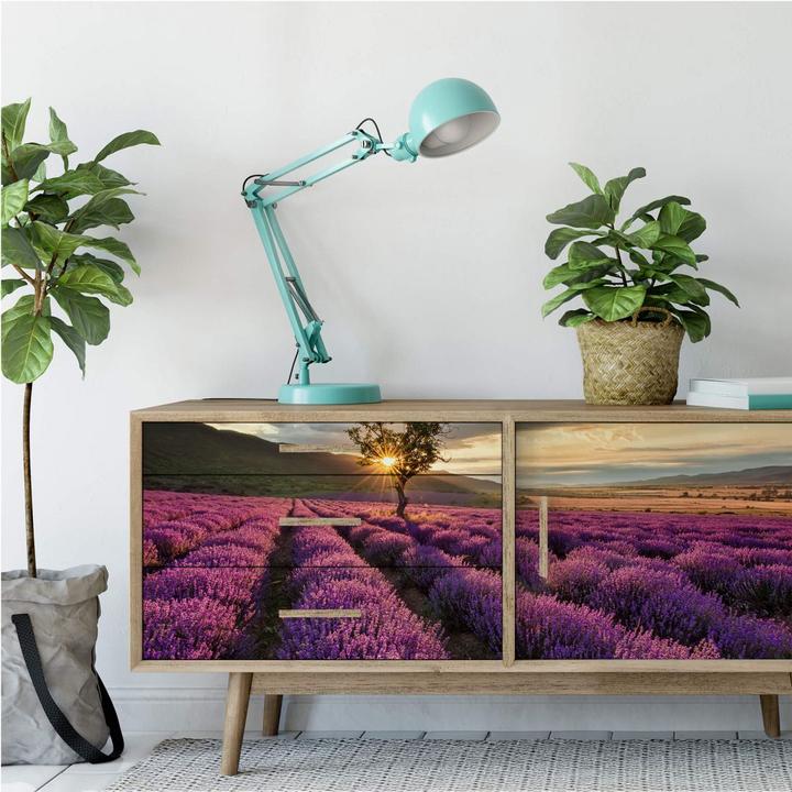 Actual product image Trenddeko Lavender blossom in Provence - 01 (100 x 40 cm)