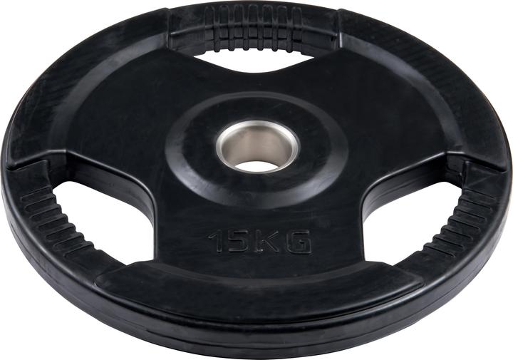 Actual product image Sport-Thieme Rubberized competition weight plates 50 mm (7 x 2.5 kg)