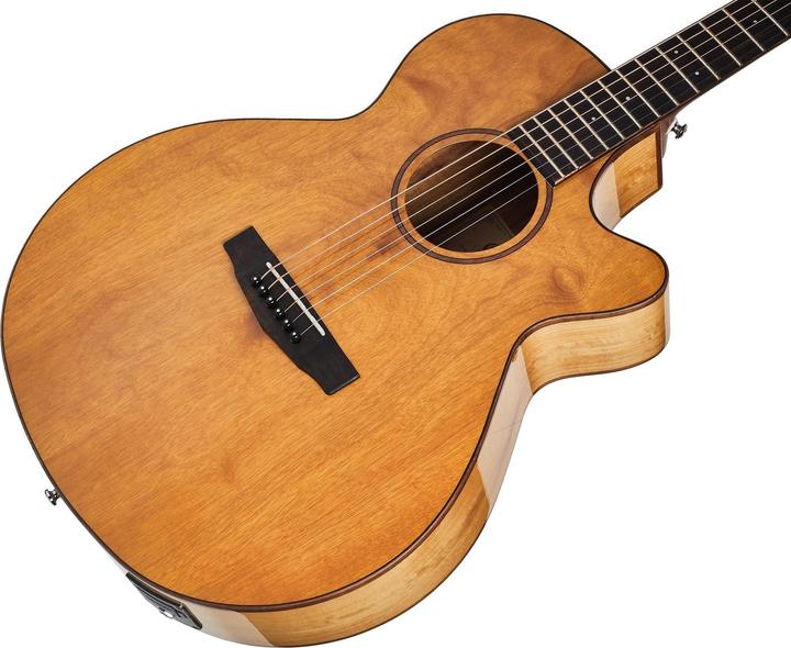 Immagine prodotto Cort Guitars Chitarra elettroacustica cutaway con tavola armonica massiccia (Chitarra occidentale)
