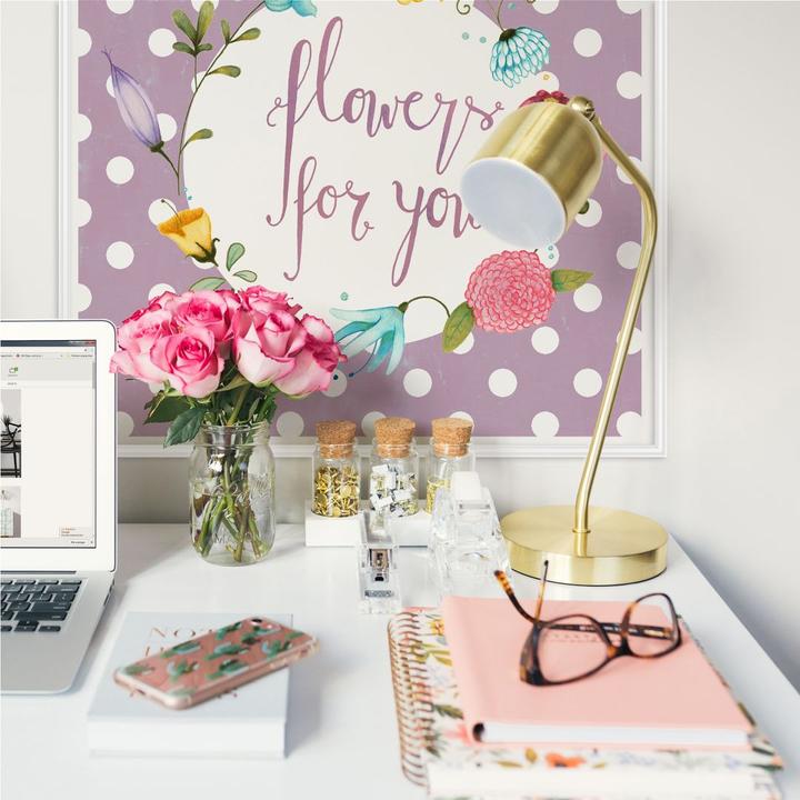 Actual product image Trenddeko Flowers for you (50 x 50 cm)